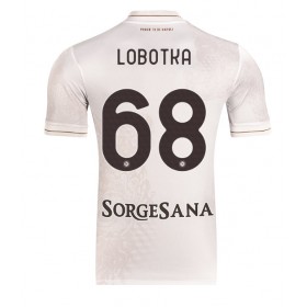 Herren Fußballbekleidung SSC Napoli Stanislav Lobotka #68 Auswärtstrikot 2025-26 Kurzarm